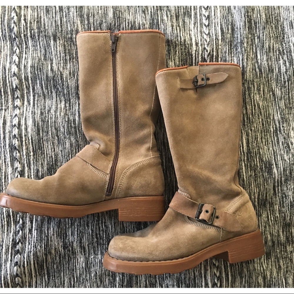 Leather Zip Up Boots Made In Italy Gem